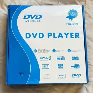 Blue and White DVD Player HD-229